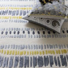 Draxon Designer Wool rugs in Citron Yellow by William Yeoward