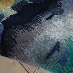 Prismatic Rugs PRS09 by Nourison in Silver and Blue