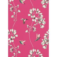 Amazilia Floral 111058 Wallpaper by Harlequin in Flamingo Pink