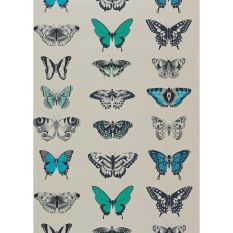 Papilio Wallpaper 111078 by Harlequin in Lagoon Indigo Blue
