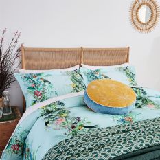 Tropical Elevations Floral Bedding by Ted Baker in Opal Blue