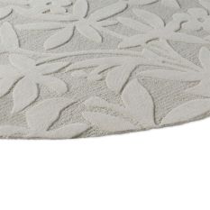 Cleavers 080901 Circle Rug by Laura Ashley in Natural