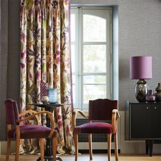 Raya Textured Plain Wallpaper 111039 by Harlequin in Charcoal Grey
