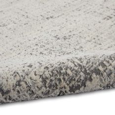 Rush Abstract Runner Rugs CK953 by Calvin Klein in Ivory Beige