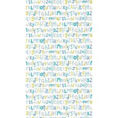 Letters Play Wallpaper 111281 by Scion in Citrus Lagoon Sky