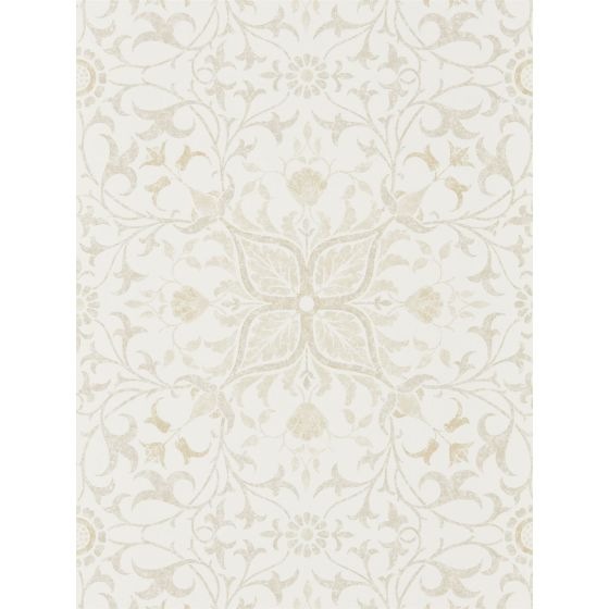Pure Net Ceiling Wallpaper 216039 by Morris & Co in Ecru Linen