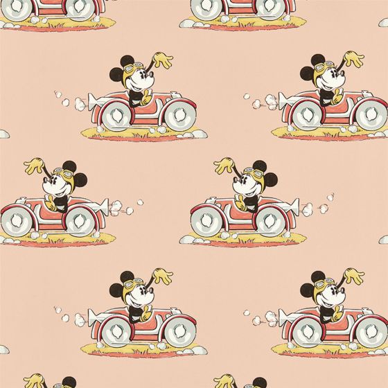 Minnie on the Move Wallpaper 217268 by Disney Home x Sanderson in Candy Floss