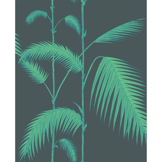 Palm Leaves Wallpaper 2007 by Cole & Son in Viridian Green