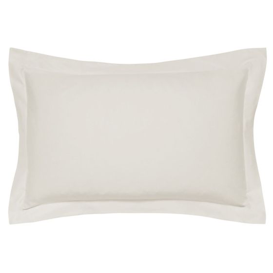 Plain Oxford Pillowcase By Bedeck of Belfast in Cashmere Cream