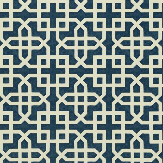 Monserrat Wallpaper W0084 03 by Clarke and Clarke in Indigo