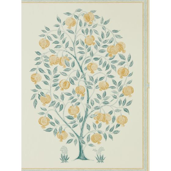 Anaar Tree Wallpaper 216792 by Sanderson in English Grey Woad