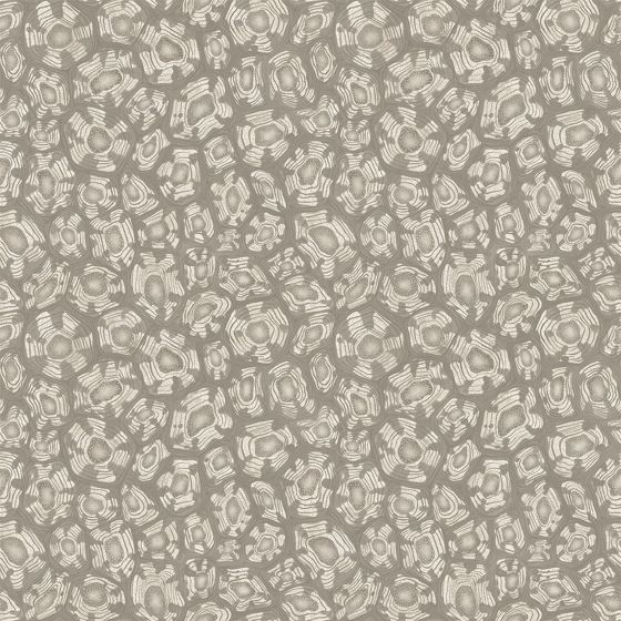 Savanna Shell Wallpaper 119 4022 by Cole & Son in Shell Mica Taupe Metallic Gilver