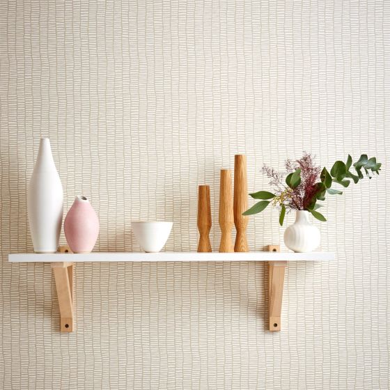 Tocca Geometric Wallpaper 111317 by Scion in Pebble Beige