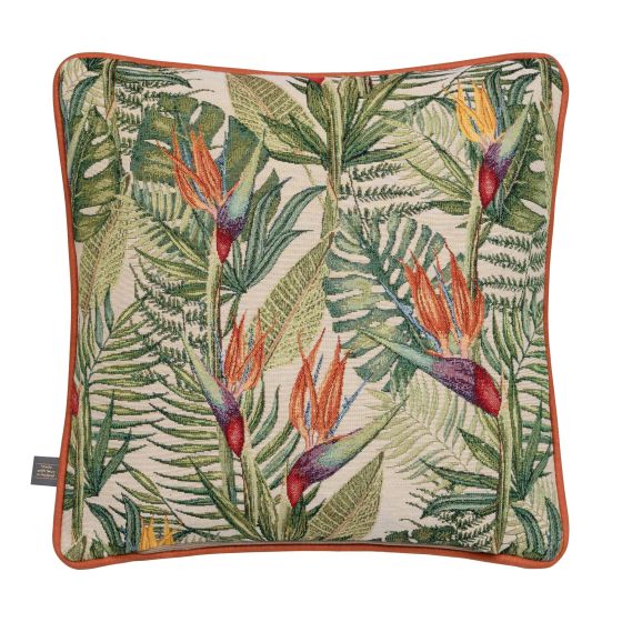 Isla Botanical Cushion by Scatter Box in Green
