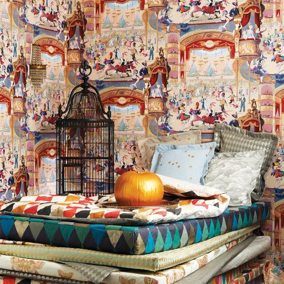 Cabaret Wallpaper 7026 by Cole & Son in Multi