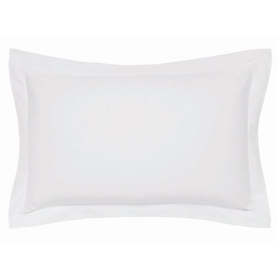 Plain Oxford Pillowcase By Bedeck of Belfast in Silver Grey