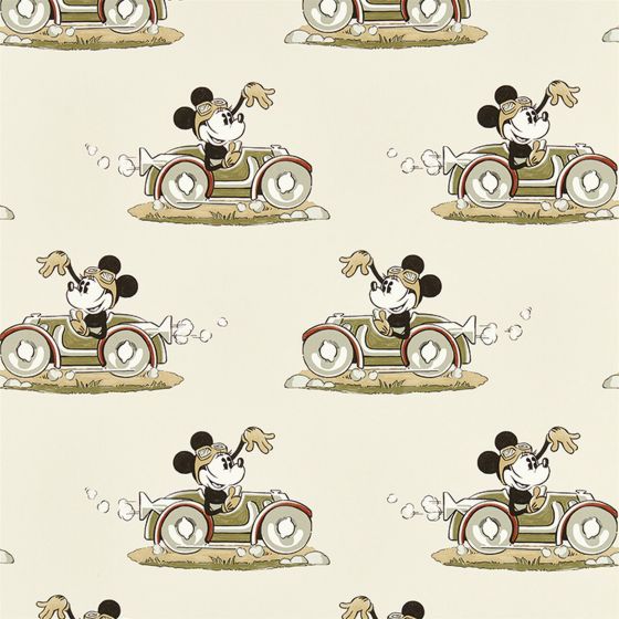 Minnie on the Move Wallpaper 217270 by Disney Home x Sanderson in Babyccino