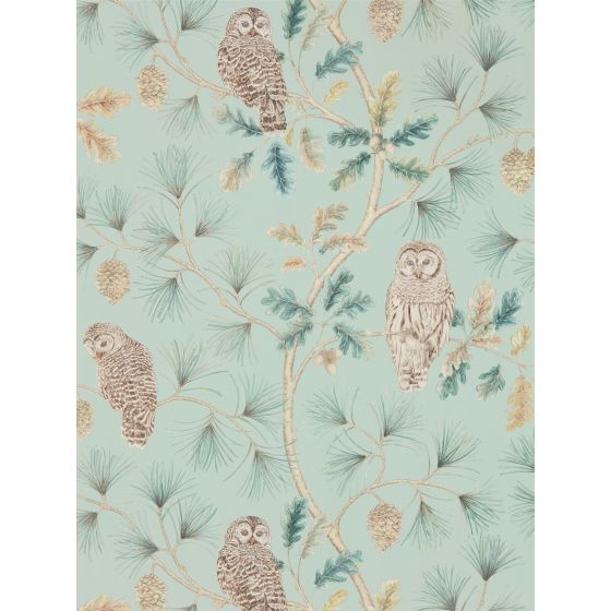 Owlswick Wallpaper 216595 by Sanderson in Whitstable Blue