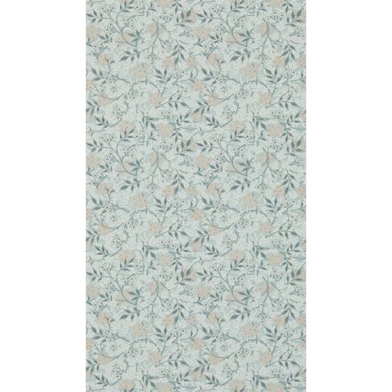 Jasmine Wallpaper 214726 by Morris & Co in Silver Charcoal Grey