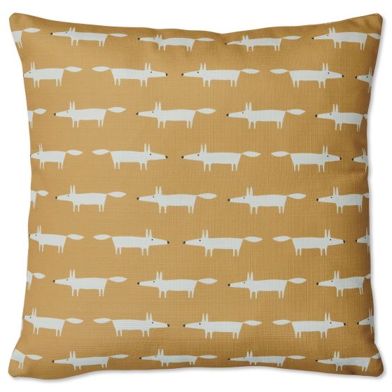Mr Fox Indoor Outdoor Cushion 625316 by Scion in Chai Beige