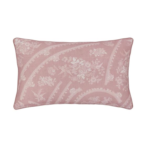 Asiatic Pheasants Cushion by Burleigh X Bedeck of Belfast in Pink