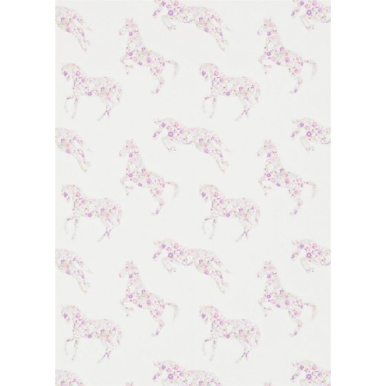Pretty Ponies Wallpaper 214034 by Sanderson in Lavendar Purple