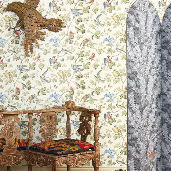 Winter Birds Wallpaper 100 2006 by Cole & Son in Multicoloured