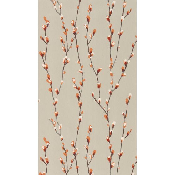 Salice Wallpaper 111470 by Harlequin in Tangerine Gilver