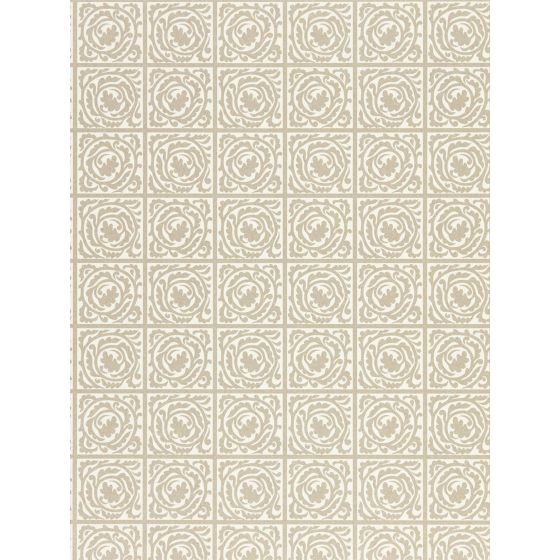 Pure Scroll Wallpaper 216546 by Morris & Co in Gilver