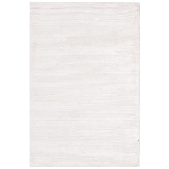 Bellagio Modern Plain Viscose Rugs in White