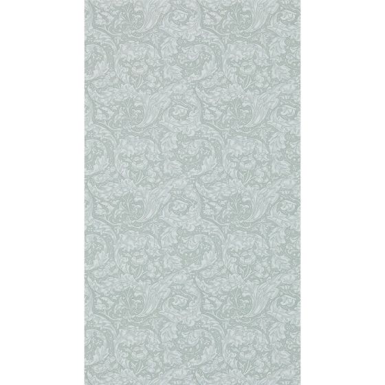 Bachelors Button Wallpaper 214735 by Morris & Co in Silver Grey