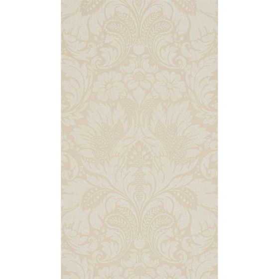 Kent Wallpaper 216392 by Sanderson in Parchment Yellow