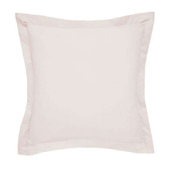 Plain Square Oxford Pillowcase By Bedeck of Belfast in Tuberose Pink