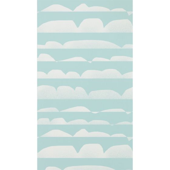 Haiku Clouds Wallpaper 112010 by Scion in Marine Blue