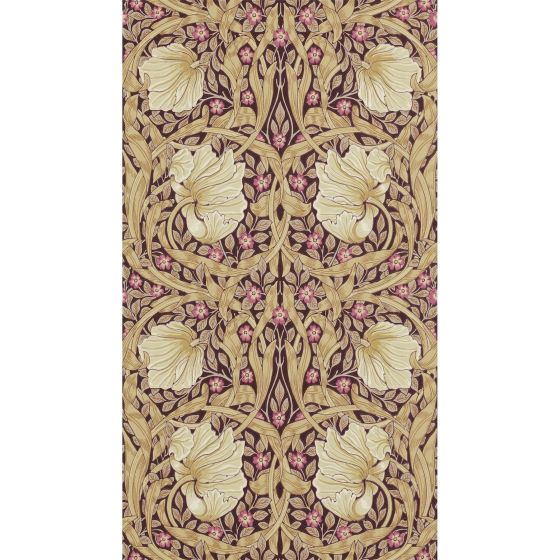 Pimpernel Wallpaper 210390 by Morris & Co in Fig Sisal