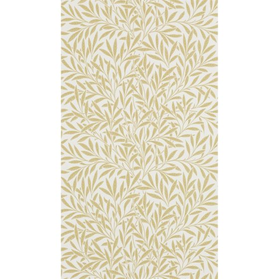 Willow Leaf Wallpaper 210384 by Morris & Co in Camomile Yellow