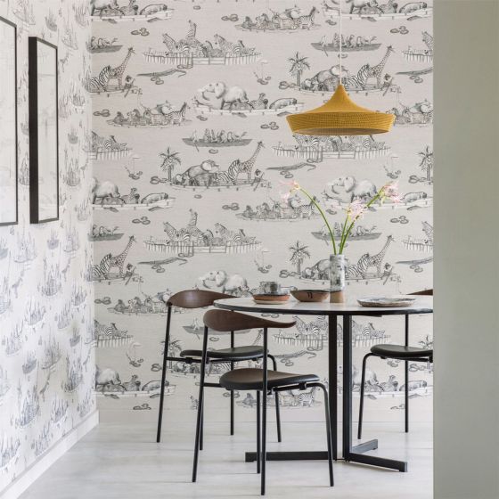 Zambezi Wallpaper 14062 by Cole & Son in Soot Stone