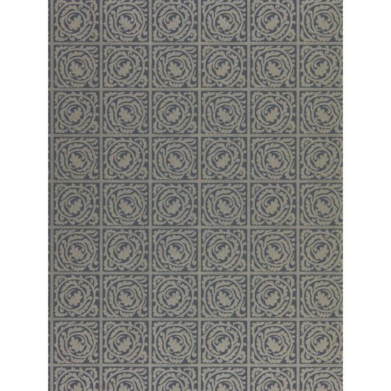 Pure Scroll Wallpaper 216547 by Morris & Co in Ink Blue