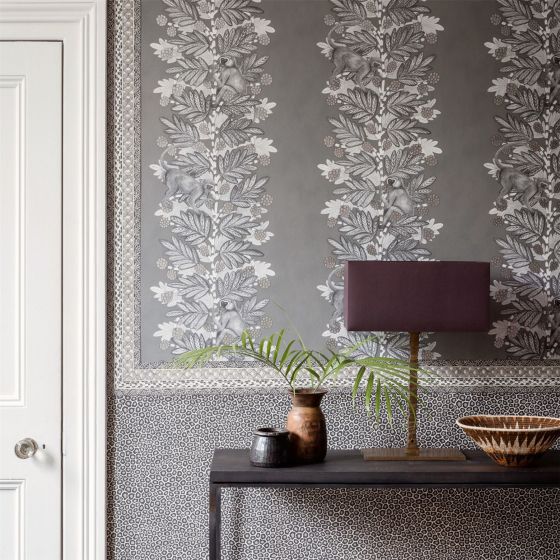 Acacia Wallpaper 11055 by Cole & Son in Metallic Silver