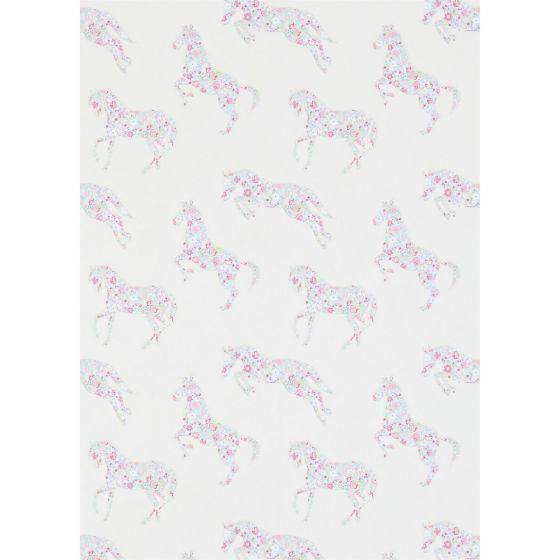Pretty Ponies Wallpaper 214036 by Sanderson in Pink Sky Blue