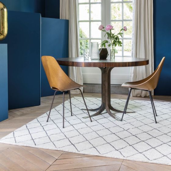 Transform Rugs 229 001 100 by Ligne Pure in Ivory and Charcoal Grey