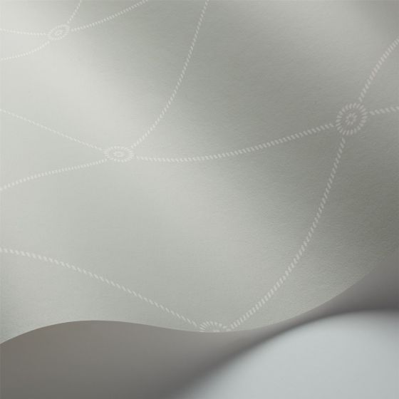 Large Georgian Rope Trellis Wallpaper 100 13066 by Cole & Son in Duck Egg