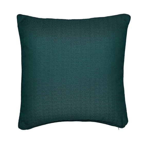 Eden Plain Cushion by Helena Springfield in Teal Blue