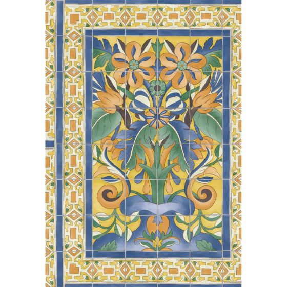 Triana Wallpaper 5015 by Cole & Son in Marigold Yellow