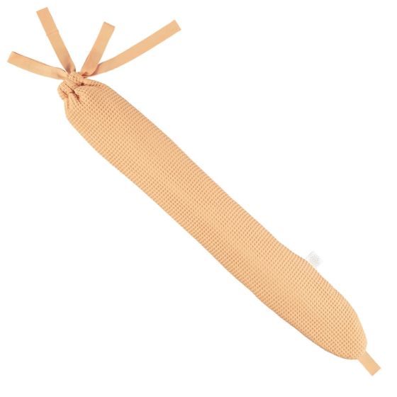 YuYu Cotton Waffle Hot Water Bottle in Papaya Orange