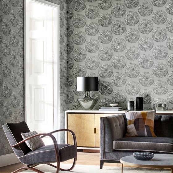 Elixity Wallpaper 111976 by Harlequin in Titanium Grey