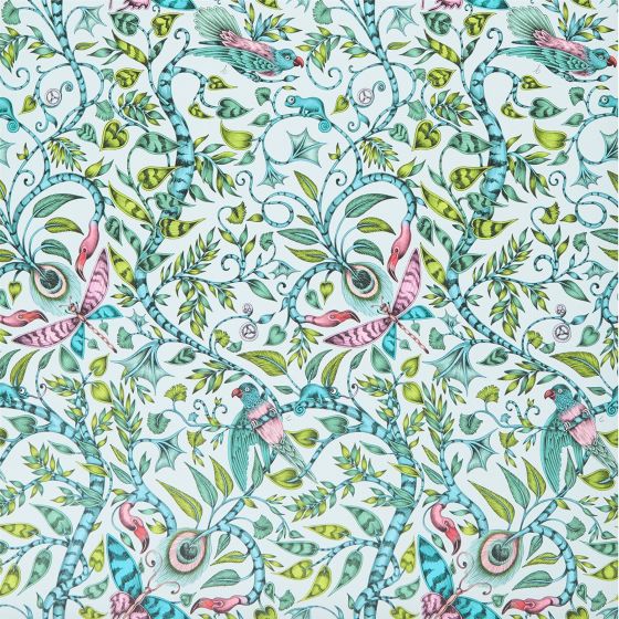 Rousseau Wallpaper W0104 02 by Emma J Shipley in Eggshell White