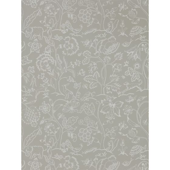 Middlemore Wallpaper 216697 by Morris & Co in Linen Chalk White