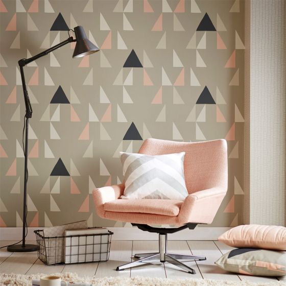 Modul Wallpaper 111305 by Scion in Blush Parchment Dove