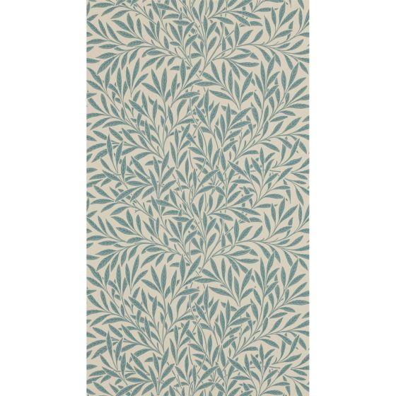 Willow Leaf Wallpaper 210382 by Morris & Co in Slate Grey